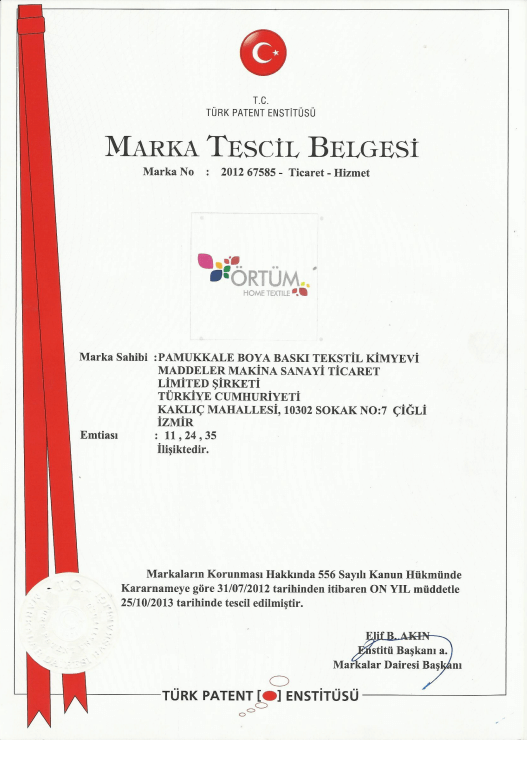  Marka Tescil
